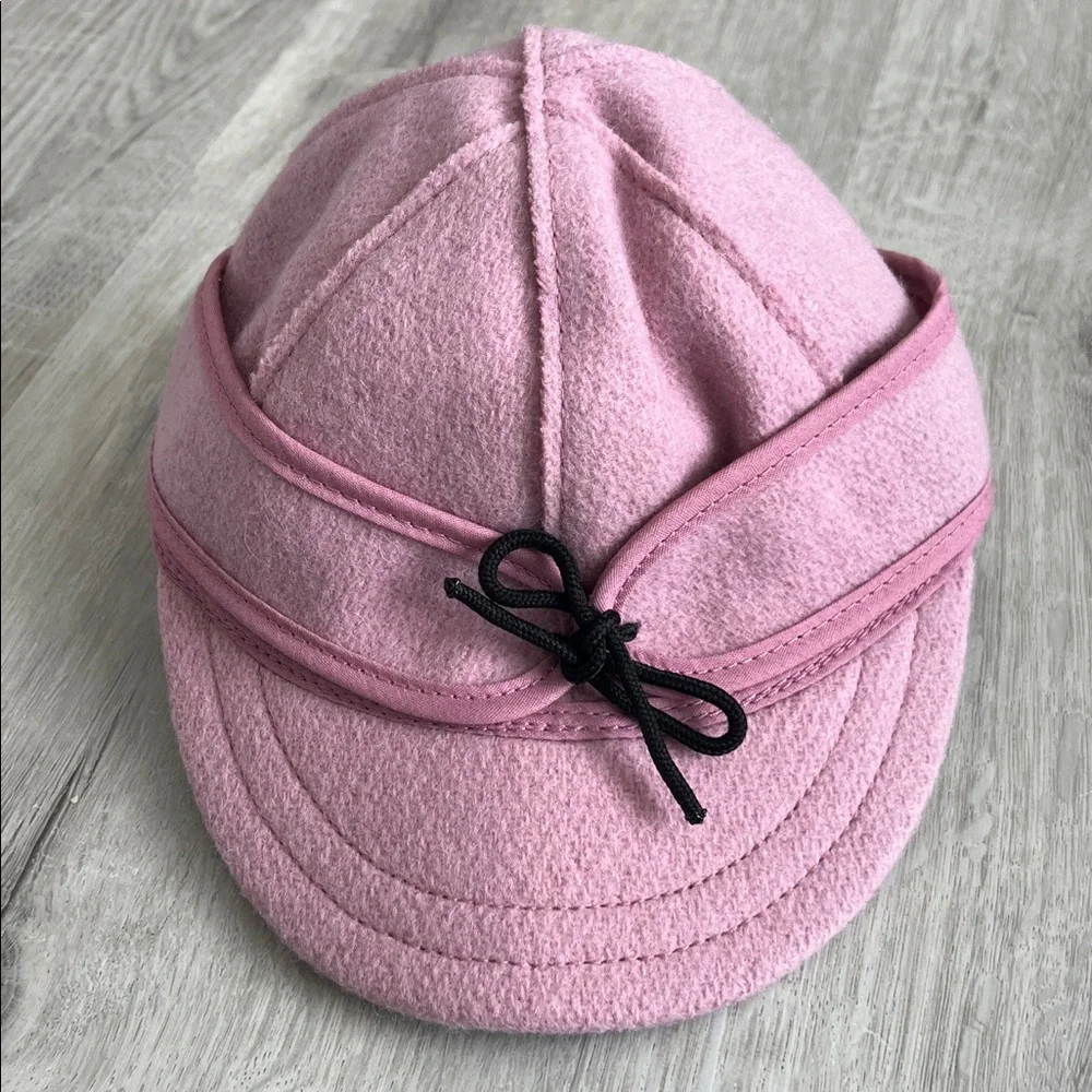 Stormy Kromer The Lil Kromer Kids Wool Blend Cap Hat Pink Girls‎ Small